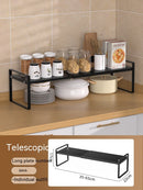 Kitchen Storage Retractable Cabinet Storage Shelf