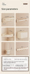 Cream Style Towel Rack Punch-free Toilet Toilet Pendant Bath Towel Bathroom Storage Rack