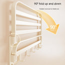 Cream Style Towel Rack Punch-free Toilet Toilet Pendant Bath Towel Bathroom Storage Rack