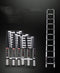 Aluminum Alloy Single-sided Telescopic Ladder Folding