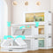 Plastic Home Open Door Type Free Installation Storage Cabinet