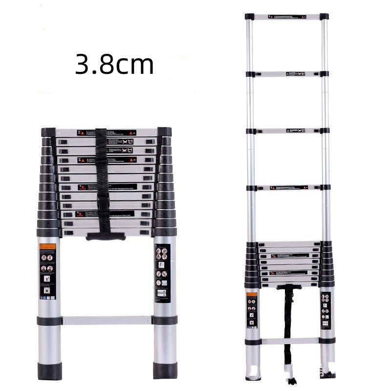 Aluminum Alloy Single-sided Telescopic Ladder Folding