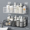 Wall-Mounted Bathroom Shelf No Drill Shower Shampoo Organizer Toilet Accessories