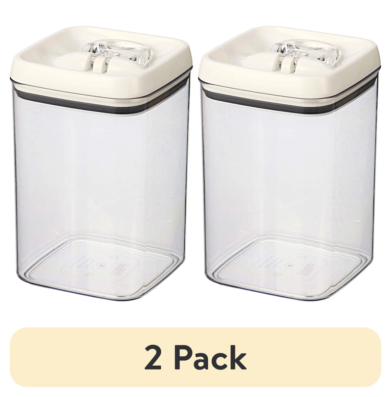 (4 packs) 13.8 square food storage cans, household kitchen storage items