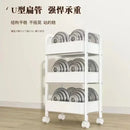 Multi-Layer Trolley Rack Kitchen Floor Bedroom Baby Snacks Mobile Bathroom Bathroom Storage Storage Rack