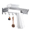 Stainless Steel Shelf Bathroom Storage Punch-free Stretchable Bath Towel Rack