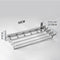 Stainless Steel Shelf Bathroom Storage Punch-free Stretchable Bath Towel Rack