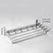 Stainless Steel Shelf Bathroom Storage Punch-free Stretchable Bath Towel Rack